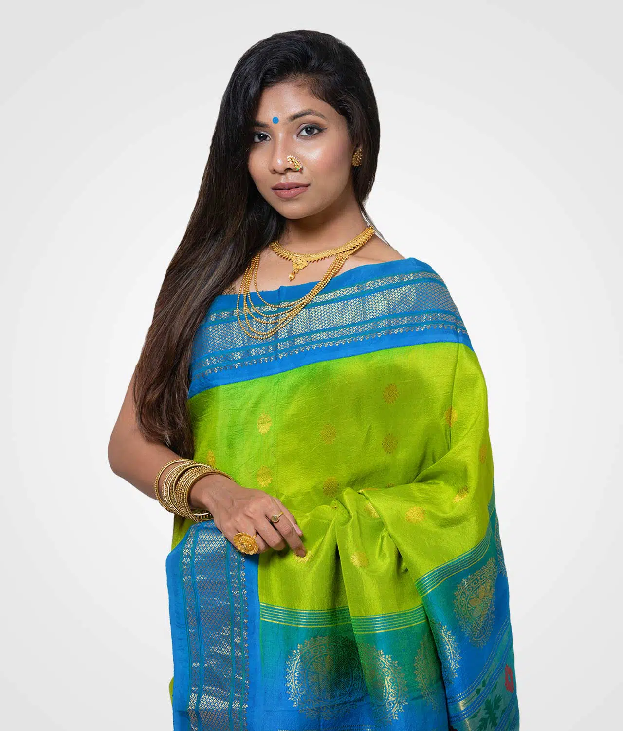 Parrot Green Paithani Saree Buy Online At Best Price 2024